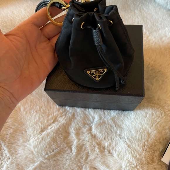 Mini Prada Icon re-nylon bag charm - Picture 2 of 12